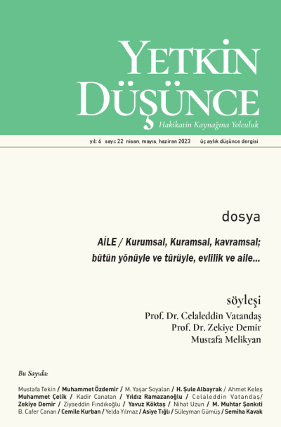 Yetkin Düşünce Sayı 22 - Aile
